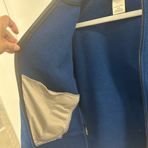 The North Face Hooded Blue Full Zip Womens Fleece Jacket, Size Small - Picture 5 of 12